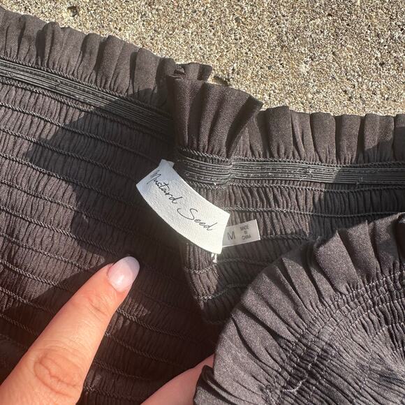 Bundle two Smocked Ruffle Mini Skirt Size m - Picture 7 of 10